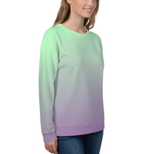 Load image into Gallery viewer, Women&#39;s Sweatshirt - Lilac &amp; Mint - Green Cross Clothing,  - Apparel, Clothing, T-shirts, Accessories, Wristbands, Green Cross Clothing - GreenCrossClothing.co, Green Cross Clothing - GreenCrossClothing.co