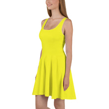 Load image into Gallery viewer, Skater Dress - Meyer Lemon - Green Cross Clothing,  - Apparel, Clothing, T-shirts, Accessories, Wristbands, Green Cross Clothing - GreenCrossClothing.co, Green Cross Clothing - GreenCrossClothing.co