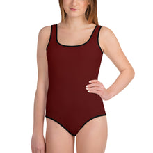 Load image into Gallery viewer, Youth Girls&#39; Swimsuit - Pomegranate II - Green Cross Clothing,  - Apparel, Clothing, T-shirts, Accessories, Wristbands, Green Cross Clothing - GreenCrossClothing.co, Green Cross Clothing - GreenCrossClothing.co