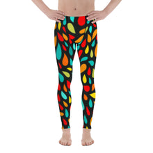 Load image into Gallery viewer, Men&#39;s Leggings - Colorful Drops - Green Cross Clothing,  - Apparel, Clothing, T-shirts, Accessories, Wristbands, Green Cross Clothing - GreenCrossClothing.co, Green Cross Clothing - GreenCrossClothing.co