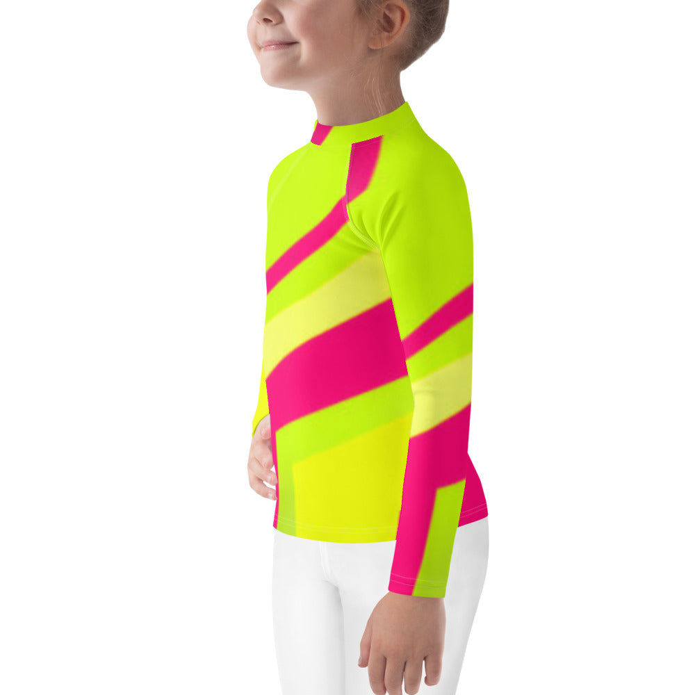 Kids Girls' Sun & Rash Guard - Neon – Green Cross Clothing