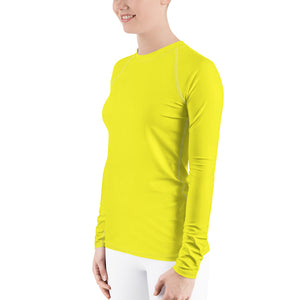 Women's Sun & Rash Guard - Meyer Lemon - Green Cross Clothing,  - Apparel, Clothing, T-shirts, Accessories, Wristbands, Green Cross Clothing - GreenCrossClothing.co, Green Cross Clothing - GreenCrossClothing.co