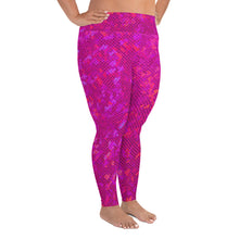 Load image into Gallery viewer, Plus Size Leggings - Pizazz - Green Cross Clothing,  - Apparel, Clothing, T-shirts, Accessories, Wristbands, Green Cross Clothing - GreenCrossClothing.co, Green Cross Clothing - GreenCrossClothing.co