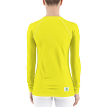 Load image into Gallery viewer, Women&#39;s Sun &amp; Rash Guard - Meyer Lemon - Green Cross Clothing,  - Apparel, Clothing, T-shirts, Accessories, Wristbands, Green Cross Clothing - GreenCrossClothing.co, Green Cross Clothing - GreenCrossClothing.co