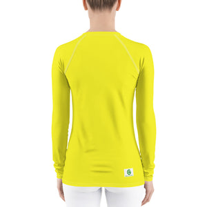 Women's Sun & Rash Guard - Meyer Lemon - Green Cross Clothing,  - Apparel, Clothing, T-shirts, Accessories, Wristbands, Green Cross Clothing - GreenCrossClothing.co, Green Cross Clothing - GreenCrossClothing.co