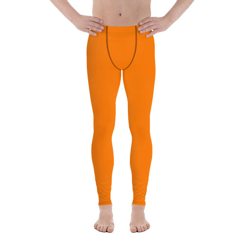 Men's Leggings - Tangerine II - Green Cross Clothing,  - Apparel, Clothing, T-shirts, Accessories, Wristbands, Green Cross Clothing - GreenCrossClothing.co, Green Cross Clothing - GreenCrossClothing.co