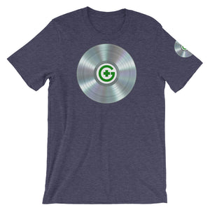 T-Shirt - Platinum Record - Green Cross Clothing, Record T-shirt - Apparel, Clothing, T-shirts, Accessories, Wristbands, Green Cross Clothing - GreenCrossClothing.co, Green Cross Clothing - GreenCrossClothing.co