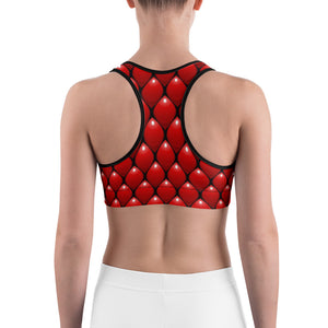 Sports Bra - Red Dragon - Green Cross Clothing,  - Apparel, Clothing, T-shirts, Accessories, Wristbands, Green Cross Clothing - GreenCrossClothing.co, Green Cross Clothing - GreenCrossClothing.co