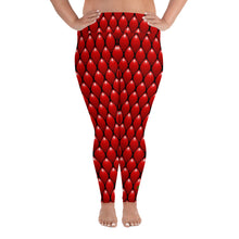 Load image into Gallery viewer, Plus Size Leggings - Red Dragon - Green Cross Clothing,  - Apparel, Clothing, T-shirts, Accessories, Wristbands, Green Cross Clothing - GreenCrossClothing.co, Green Cross Clothing - GreenCrossClothing.co