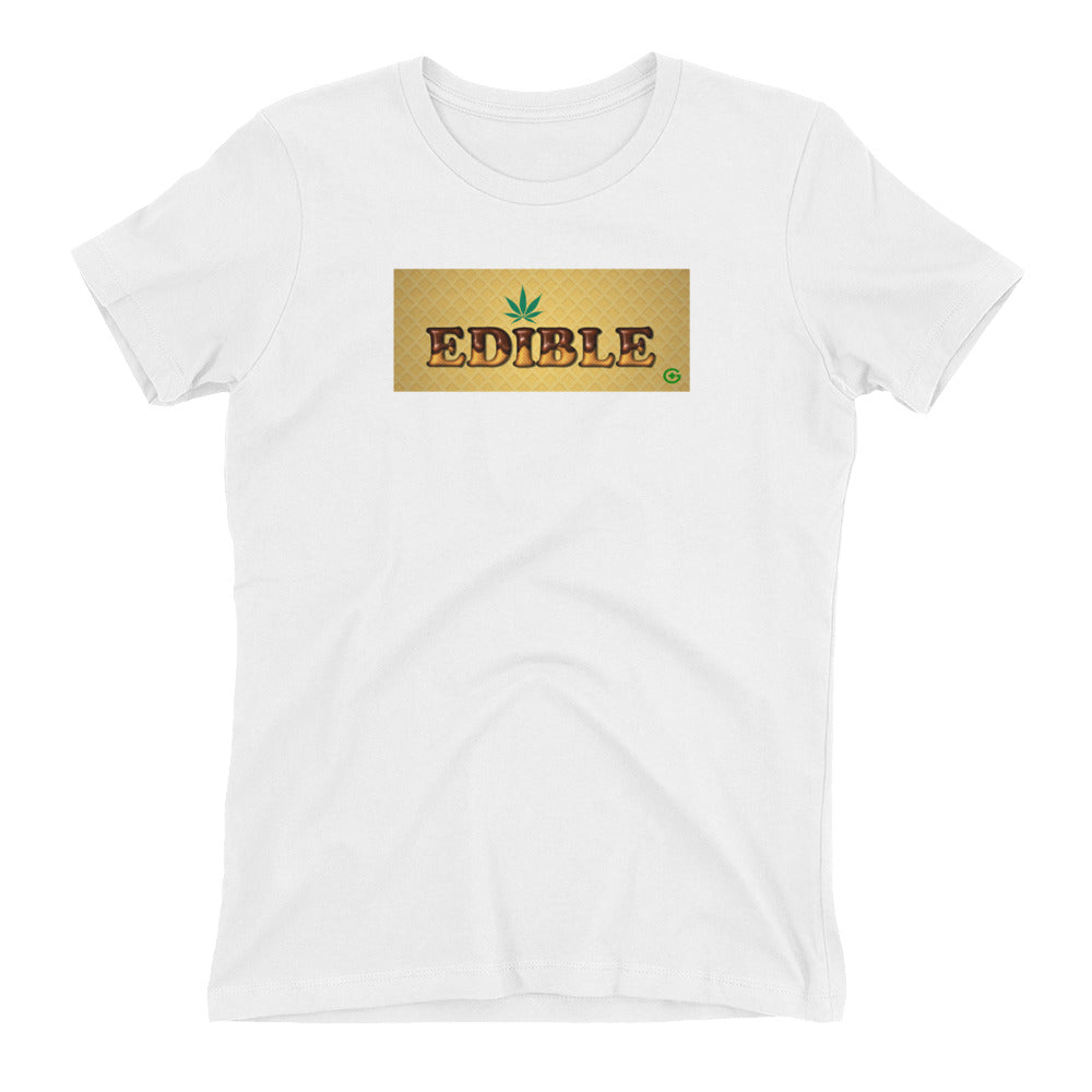 Ladies' T-shirt - Edible Dessert - Green Cross Clothing, Ladies' T-shirt - Edible - Apparel, Clothing, T-shirts, Accessories, Wristbands, Green Cross Clothing - GreenCrossClothing.co, Green Cross Clothing - GreenCrossClothing.co