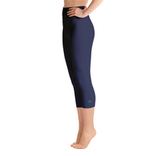 Load image into Gallery viewer, Yoga Capri Leggings - Blueberry II - Green Cross Clothing,  - Apparel, Clothing, T-shirts, Accessories, Wristbands, Green Cross Clothing - GreenCrossClothing.co, Green Cross Clothing - GreenCrossClothing.co