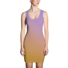 Load image into Gallery viewer, Fitted Dress - Sunset - Green Cross Clothing,  - Apparel, Clothing, T-shirts, Accessories, Wristbands, Green Cross Clothing - GreenCrossClothing.co, Green Cross Clothing - GreenCrossClothing.co