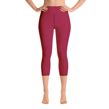 Load image into Gallery viewer, Yoga Capri Leggings - Dragon Fruit II - Green Cross Clothing,  - Apparel, Clothing, T-shirts, Accessories, Wristbands, Green Cross Clothing - GreenCrossClothing.co, Green Cross Clothing - GreenCrossClothing.co