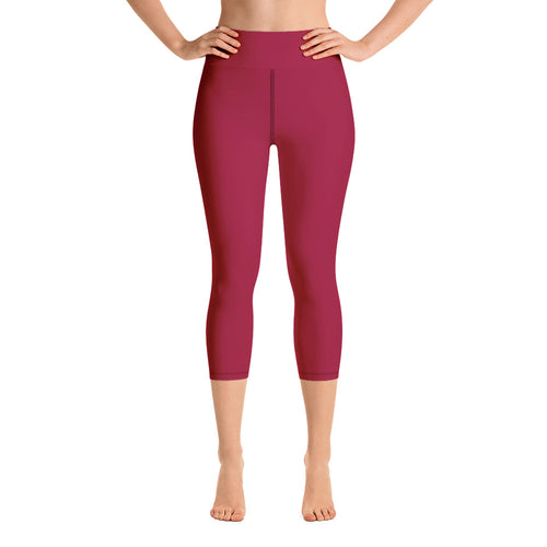 Yoga Capri Leggings - Dragon Fruit II - Green Cross Clothing,  - Apparel, Clothing, T-shirts, Accessories, Wristbands, Green Cross Clothing - GreenCrossClothing.co, Green Cross Clothing - GreenCrossClothing.co