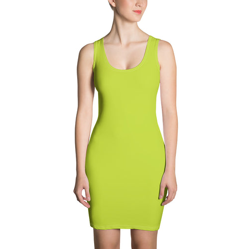 Fitted Dress - Kiwi - Green Cross Clothing,  - Apparel, Clothing, T-shirts, Accessories, Wristbands, Green Cross Clothing - GreenCrossClothing.co, Green Cross Clothing - GreenCrossClothing.co