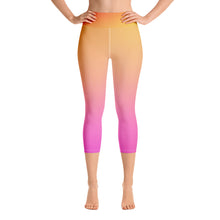 Load image into Gallery viewer, Yoga Capri Leggings - Sorbet - Green Cross Clothing,  - Apparel, Clothing, T-shirts, Accessories, Wristbands, Green Cross Clothing - GreenCrossClothing.co, Green Cross Clothing - GreenCrossClothing.co