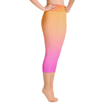 Load image into Gallery viewer, Yoga Capri Leggings - Sorbet - Green Cross Clothing,  - Apparel, Clothing, T-shirts, Accessories, Wristbands, Green Cross Clothing - GreenCrossClothing.co, Green Cross Clothing - GreenCrossClothing.co