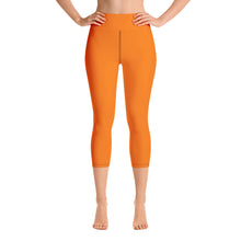 Load image into Gallery viewer, Yoga Capri Leggings - Tangerine II - Green Cross Clothing,  - Apparel, Clothing, T-shirts, Accessories, Wristbands, Green Cross Clothing - GreenCrossClothing.co, Green Cross Clothing - GreenCrossClothing.co