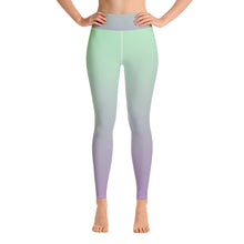 Load image into Gallery viewer, Yoga Leggings - Lilac &amp; Mint - Green Cross Clothing,  - Apparel, Clothing, T-shirts, Accessories, Wristbands, Green Cross Clothing - GreenCrossClothing.co, Green Cross Clothing - GreenCrossClothing.co