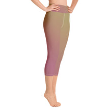 Load image into Gallery viewer, Yoga Capri Leggings - Grapes - Green Cross Clothing,  - Apparel, Clothing, T-shirts, Accessories, Wristbands, Green Cross Clothing - GreenCrossClothing.co, Green Cross Clothing - GreenCrossClothing.co