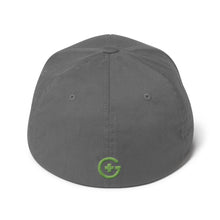 Load image into Gallery viewer, Embroidered Premium FlexFit Cap - Green Cross - Green Cross Clothing, Green Cross Hat - Apparel, Clothing, T-shirts, Accessories, Wristbands, Green Cross Clothing - GreenCrossClothing.co, Green Cross Clothing - GreenCrossClothing.co