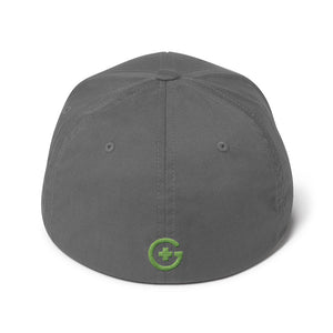 Embroidered Premium FlexFit Cap - Green Cross - Green Cross Clothing, Green Cross Hat - Apparel, Clothing, T-shirts, Accessories, Wristbands, Green Cross Clothing - GreenCrossClothing.co, Green Cross Clothing - GreenCrossClothing.co