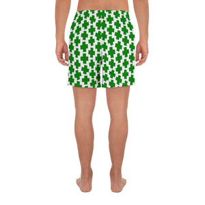 Men's Athletic Shorts - Green Cross - Green Cross Clothing, Men's Shorts - Apparel, Clothing, T-shirts, Accessories, Wristbands, Green Cross Clothing - GreenCrossClothing.co, Green Cross Clothing - GreenCrossClothing.co
