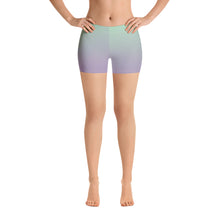 Load image into Gallery viewer, Legging Shorts - Lilac &amp; Mint - Green Cross Clothing,  - Apparel, Clothing, T-shirts, Accessories, Wristbands, Green Cross Clothing - GreenCrossClothing.co, Green Cross Clothing - GreenCrossClothing.co