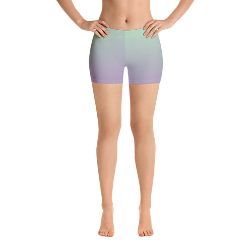 Legging Shorts - Lilac & Mint - Green Cross Clothing,  - Apparel, Clothing, T-shirts, Accessories, Wristbands, Green Cross Clothing - GreenCrossClothing.co, Green Cross Clothing - GreenCrossClothing.co