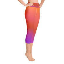 Load image into Gallery viewer, Yoga Capri Leggings - Candle Light - Green Cross Clothing,  - Apparel, Clothing, T-shirts, Accessories, Wristbands, Green Cross Clothing - GreenCrossClothing.co, Green Cross Clothing - GreenCrossClothing.co