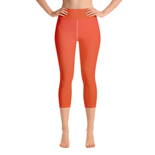 Load image into Gallery viewer, Yoga Capri Leggings - Fig - Green Cross Clothing,  - Apparel, Clothing, T-shirts, Accessories, Wristbands, Green Cross Clothing - GreenCrossClothing.co, Green Cross Clothing - GreenCrossClothing.co