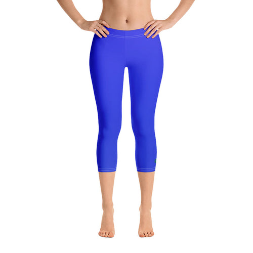 Capri Leggings - Earth Blue - Green Cross Clothing,  - Apparel, Clothing, T-shirts, Accessories, Wristbands, Green Cross Clothing - GreenCrossClothing.co, Green Cross Clothing - GreenCrossClothing.co