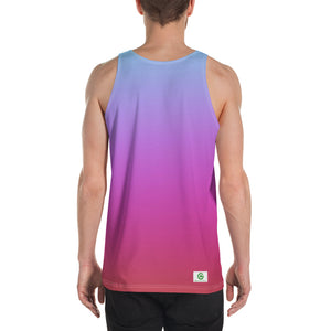 Men's Tank Top - Blue & Red - Green Cross Clothing,  - Apparel, Clothing, T-shirts, Accessories, Wristbands, Green Cross Clothing - GreenCrossClothing.co, Green Cross Clothing - GreenCrossClothing.co
