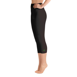 Yoga Capri Leggings - Blood Orange II - Green Cross Clothing,  - Apparel, Clothing, T-shirts, Accessories, Wristbands, Green Cross Clothing - GreenCrossClothing.co, Green Cross Clothing - GreenCrossClothing.co