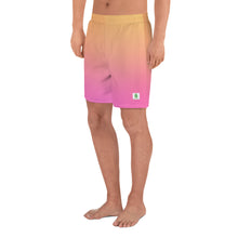 Load image into Gallery viewer, Men&#39;s Athletic Shorts - Sorbet - Green Cross Clothing,  - Apparel, Clothing, T-shirts, Accessories, Wristbands, Green Cross Clothing - GreenCrossClothing.co, Green Cross Clothing - GreenCrossClothing.co