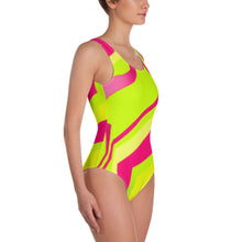 Load image into Gallery viewer, One-Piece Swimsuit - Neon - Green Cross Clothing,  - Apparel, Clothing, T-shirts, Accessories, Wristbands, Green Cross Clothing - GreenCrossClothing.co, Green Cross Clothing - GreenCrossClothing.co