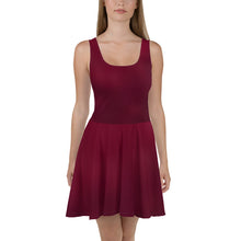 Load image into Gallery viewer, Skater Dress - Black Cherry - Green Cross Clothing,  - Apparel, Clothing, T-shirts, Accessories, Wristbands, Green Cross Clothing - GreenCrossClothing.co, Green Cross Clothing - GreenCrossClothing.co