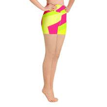 Load image into Gallery viewer, Yoga Shorts - Neon - Green Cross Clothing,  - Apparel, Clothing, T-shirts, Accessories, Wristbands, Green Cross Clothing - GreenCrossClothing.co, Green Cross Clothing - GreenCrossClothing.co