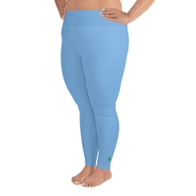 Load image into Gallery viewer, Plus Size Leggings - Blueberry - Green Cross Clothing,  - Apparel, Clothing, T-shirts, Accessories, Wristbands, Green Cross Clothing - GreenCrossClothing.co, Green Cross Clothing - GreenCrossClothing.co