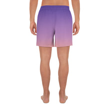 Load image into Gallery viewer, Men&#39;s Athletic Shorts - Purple &amp; Peach - Green Cross Clothing,  - Apparel, Clothing, T-shirts, Accessories, Wristbands, Green Cross Clothing - GreenCrossClothing.co, Green Cross Clothing - GreenCrossClothing.co