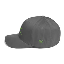 Load image into Gallery viewer, Embroidered Premium FlexFit Cap - Dank - Green Cross Clothing, Dank Hat - Apparel, Clothing, T-shirts, Accessories, Wristbands, Green Cross Clothing - GreenCrossClothing.co, Green Cross Clothing - GreenCrossClothing.co