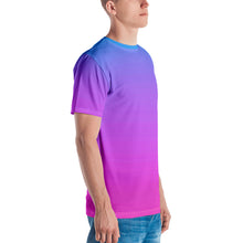 Load image into Gallery viewer, Men&#39;s T-shirt - Blue &amp; Pink - Green Cross Clothing,  - Apparel, Clothing, T-shirts, Accessories, Wristbands, Green Cross Clothing - GreenCrossClothing.co, Green Cross Clothing - GreenCrossClothing.co