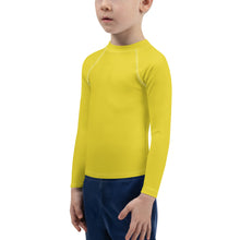 Load image into Gallery viewer, Kids Boys&#39; Sun &amp; Rash Guard - Meyer Lemon II - Green Cross Clothing,  - Apparel, Clothing, T-shirts, Accessories, Wristbands, Green Cross Clothing - GreenCrossClothing.co, Green Cross Clothing - GreenCrossClothing.co