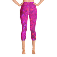 Load image into Gallery viewer, Yoga Capri Leggings - Pizazz - Green Cross Clothing,  - Apparel, Clothing, T-shirts, Accessories, Wristbands, Green Cross Clothing - GreenCrossClothing.co, Green Cross Clothing - GreenCrossClothing.co