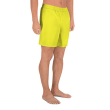 Load image into Gallery viewer, Men&#39;s Athletic Shorts - Meyer Lemon - Green Cross Clothing,  - Apparel, Clothing, T-shirts, Accessories, Wristbands, Green Cross Clothing - GreenCrossClothing.co, Green Cross Clothing - GreenCrossClothing.co