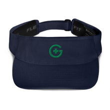 Load image into Gallery viewer, Embroidered Visor - Green Cross - Green Cross Clothing, Green Cross Visor - Apparel, Clothing, T-shirts, Accessories, Wristbands, Green Cross Clothing - GreenCrossClothing.co, Green Cross Clothing - GreenCrossClothing.co