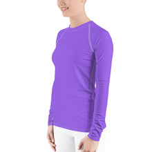 Load image into Gallery viewer, Women&#39;s Sun &amp; Rash Guard - Ultraviolet - Green Cross Clothing,  - Apparel, Clothing, T-shirts, Accessories, Wristbands, Green Cross Clothing - GreenCrossClothing.co, Green Cross Clothing - GreenCrossClothing.co
