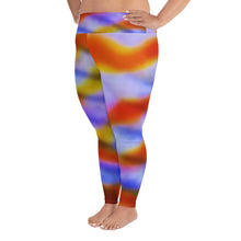 Load image into Gallery viewer, Plus Size Leggings - Cichlid - Green Cross Clothing,  - Apparel, Clothing, T-shirts, Accessories, Wristbands, Green Cross Clothing - GreenCrossClothing.co, Green Cross Clothing - GreenCrossClothing.co