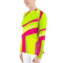 Load image into Gallery viewer, Women&#39;s Sun &amp; Rash Guard - Neon - Green Cross Clothing,  - Apparel, Clothing, T-shirts, Accessories, Wristbands, Green Cross Clothing - GreenCrossClothing.co, Green Cross Clothing - GreenCrossClothing.co