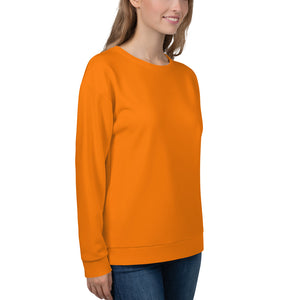 Women's Sweatshirt - Tangerine II - Green Cross Clothing,  - Apparel, Clothing, T-shirts, Accessories, Wristbands, Green Cross Clothing - GreenCrossClothing.co, Green Cross Clothing - GreenCrossClothing.co